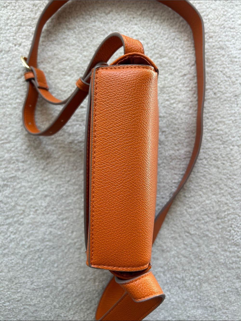a new day Orange Pebbled Faux Leather Crossbody Bag - Picture 4 of 8